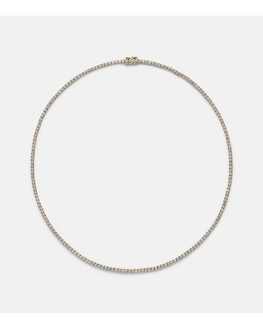 Anita Ko Metallic Hepburn 18Kt Choker With Diamonds