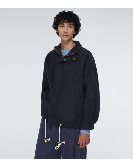 Nanushka Hayden Wool-silk Parka Jacket 