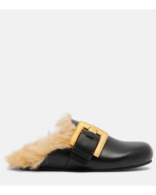Balmain Black Mules