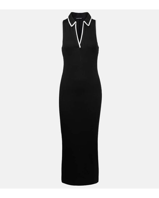 Vestido Darien En Mezcla De Algodon Veronica Beard de color Black