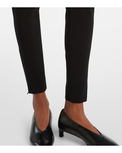Jil Sander Black High-Rise Skinny Pants