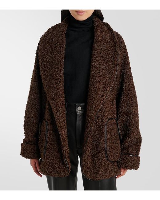 Jonathan Simkhai Brown Jacke Kimia Aus Teddyfleece