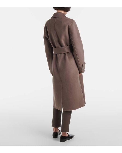 Joseph Brown Arline Wool And Cashmere Coat