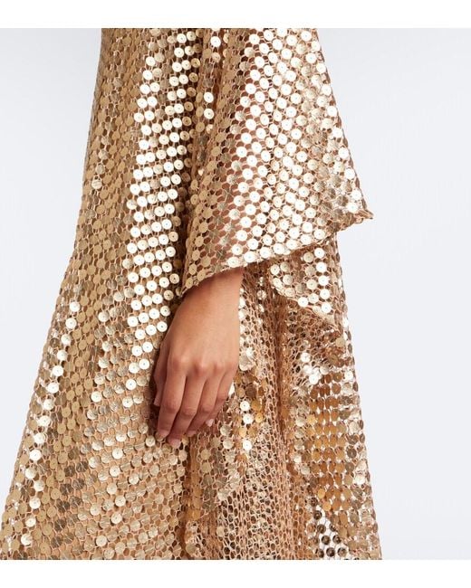 ‎Taller Marmo Natural Deserto Sequined Kaftan