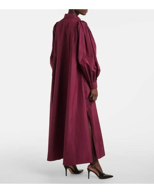 Max Mara Purple Pucci Pleated Taffetta Maxi Dress