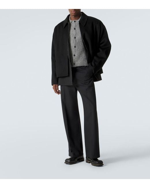 Acne Black Wool And Cashmere Jacket for men