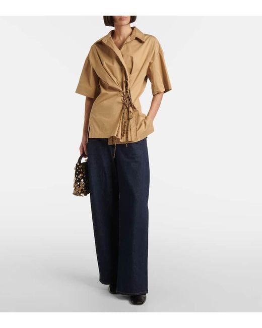 Citizens of Humanity Blue Ayla High-Rise Wide-Leg Jeans
