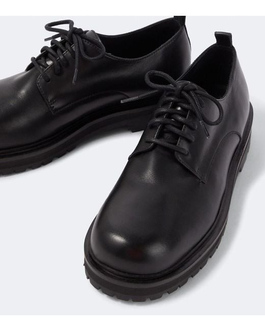 Studio Nicholson Black Jackson Leather Derby Shoes for men