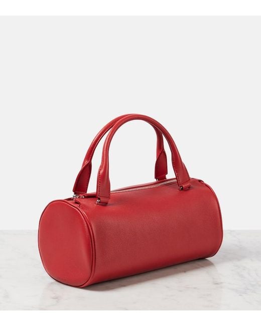 The Row Red Schultertasche Edith Small Aus Leder