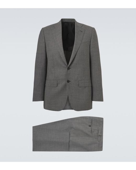 Thom Sweeney Gray Wool Suit for men