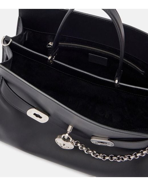 Shopper Locke Medium di McQueen in Black