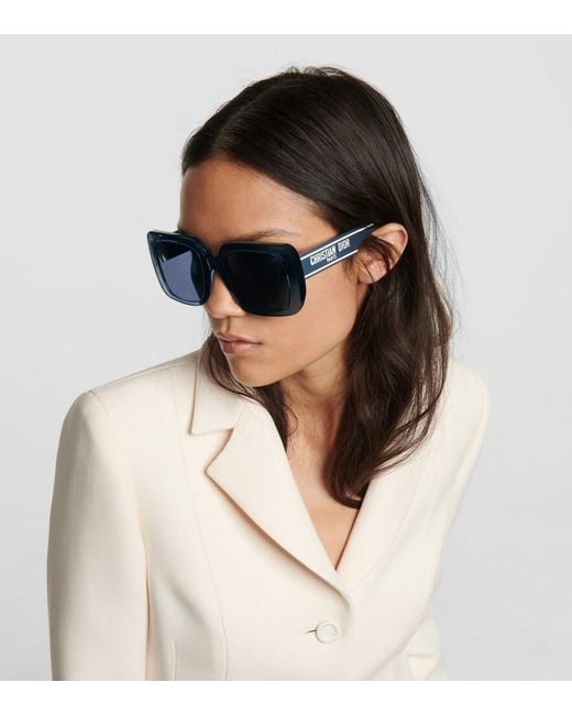 Dior Blue Wildior S3U Square Sunglasses