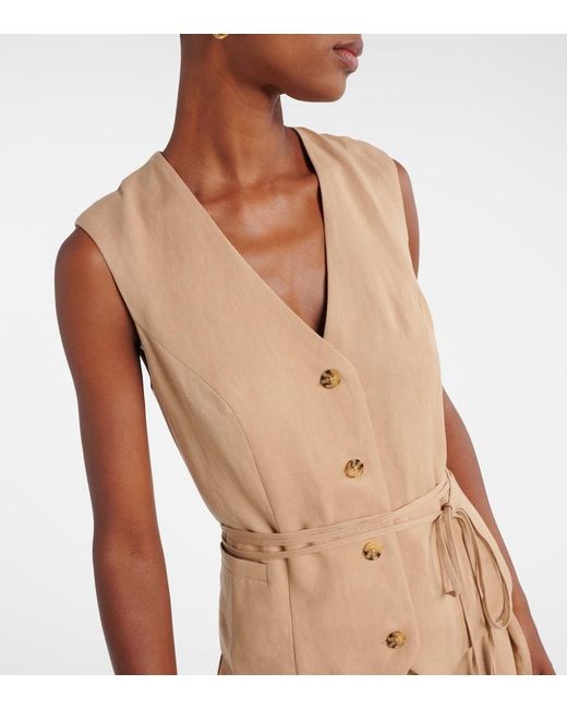 Faithfull The Brand Natural Felix Belted Vest