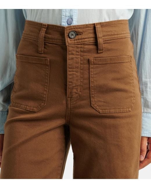 FRAME Brown Le Slim Palazzo Wide-Leg Jeans