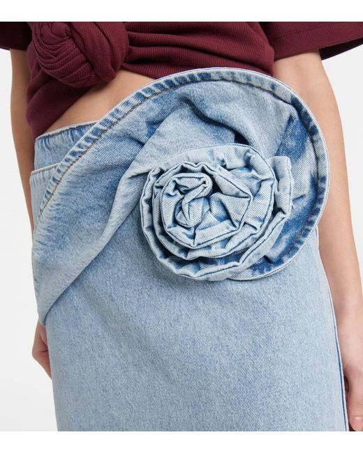 Magda Butrym Blue Jeansrock