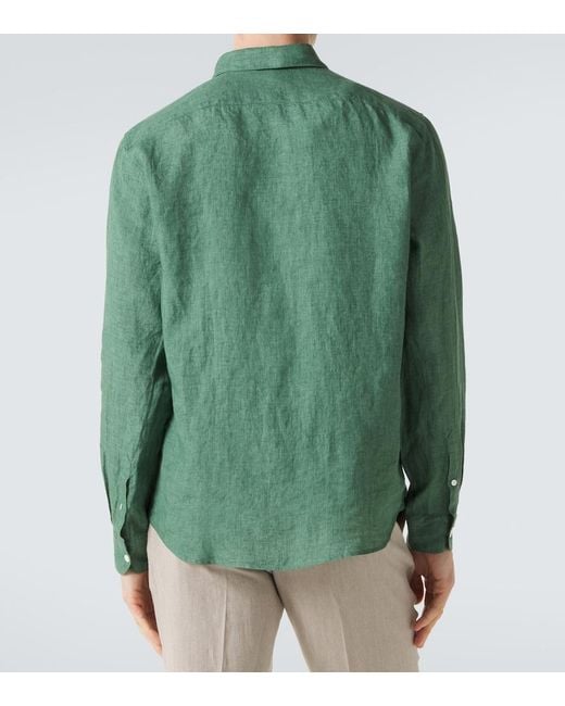 Camicia di Sunspel in Green da Uomo