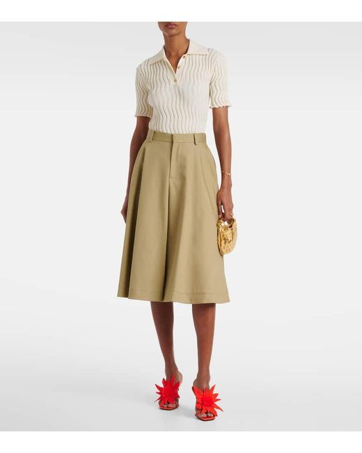 Bottega Veneta Red Adam Raffia-Trimmed Leather Mules