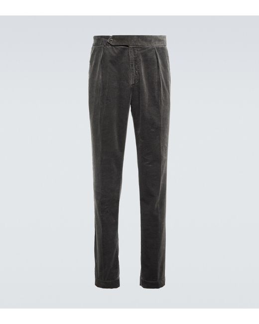 Pantaloni regular in velluto a coste da Uomo di Polo Ralph Lauren in Grigio  | Lyst