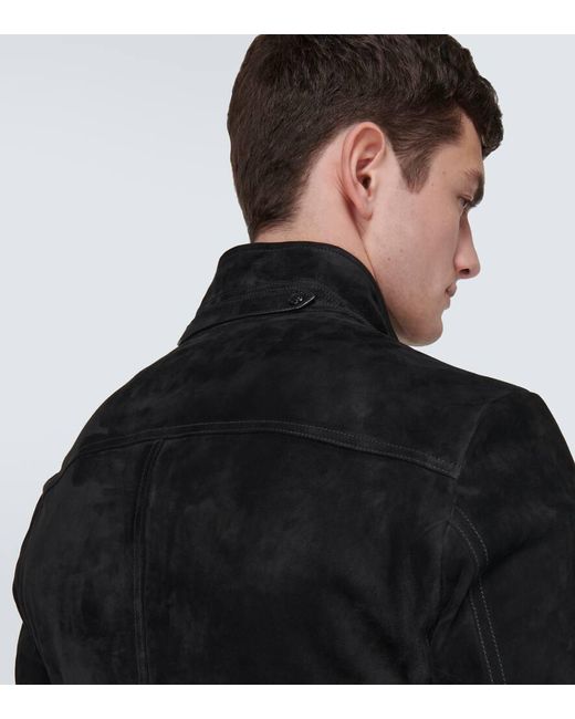 Tom Ford Black Suede Jacket for men