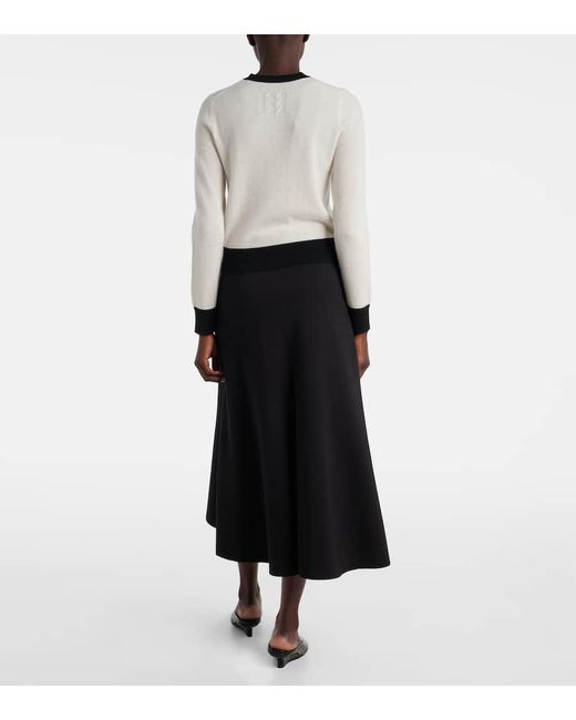Nili Lotan White Cardigan Meadow Aus Kaschmir