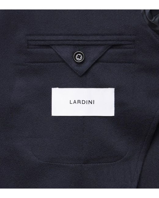 Lardini Blue Cashmere Blazer for men