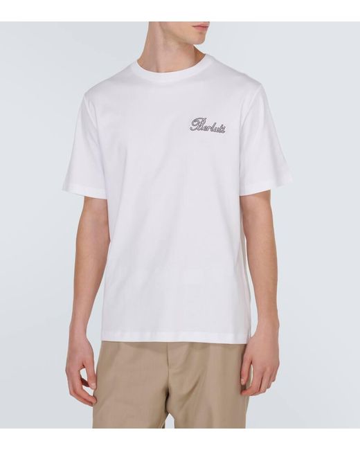 T-shirt Thabor in jersey di cotone di Berluti in White da Uomo