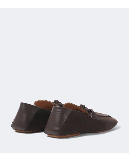 Bottega Veneta Brown Daddy Suede Loafers for men