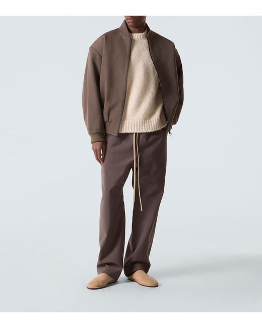 Fear Of God Blouson Aus Wolle Und Baumwolle in Brown für Herren