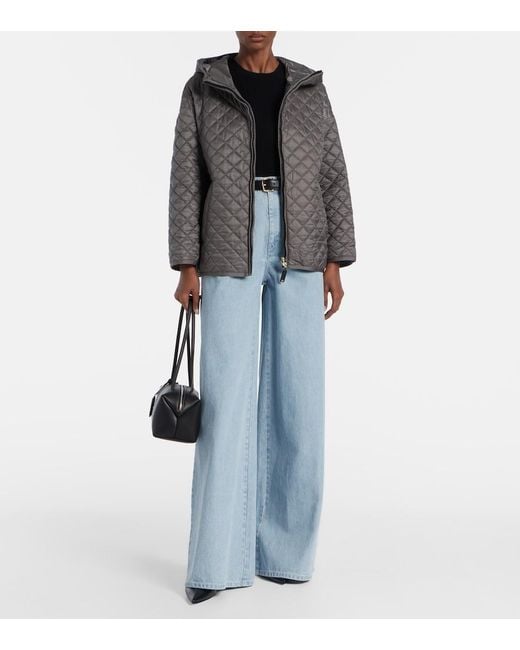 Max Mara Brown The Cube Leo Quilted Jacket