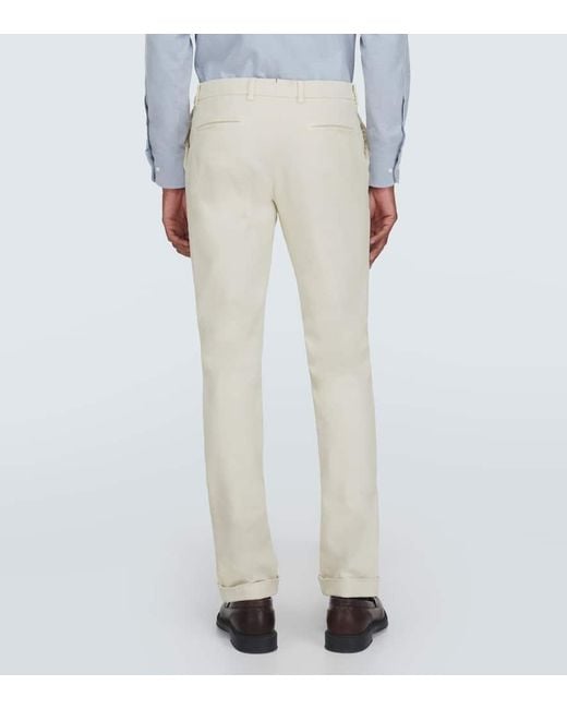 Thom Sweeney Natural Cotton Chinos for men