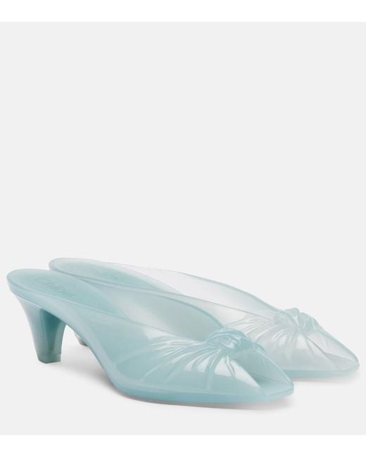 Chloé Blue Jelly Tpu Mules