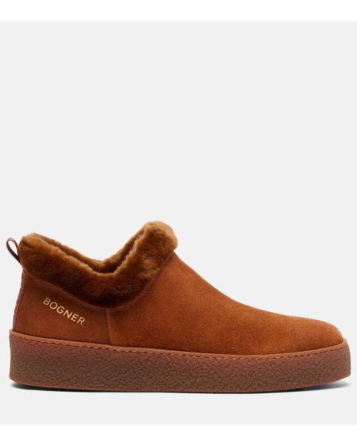 Botines Lucerne De Ante Bogner de color Brown