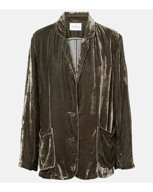 Velvet Green Kyla Blazer
