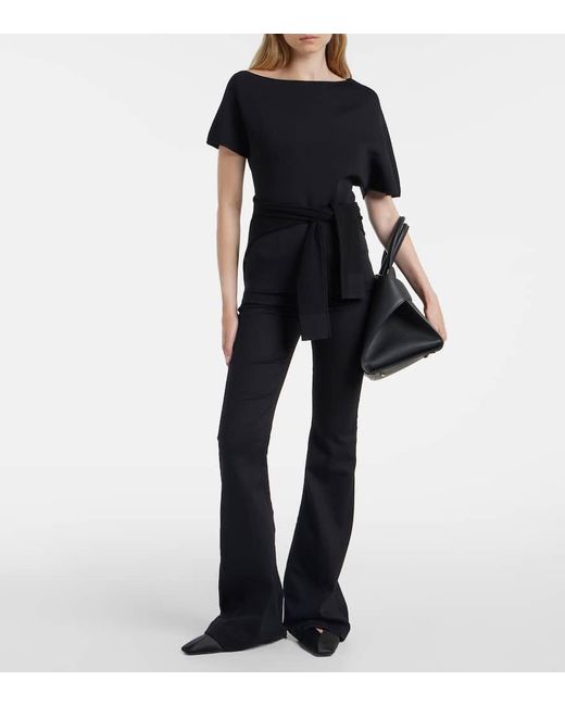 Jeans Flared Tropea De Tiro Alto AG Jeans de color Blue