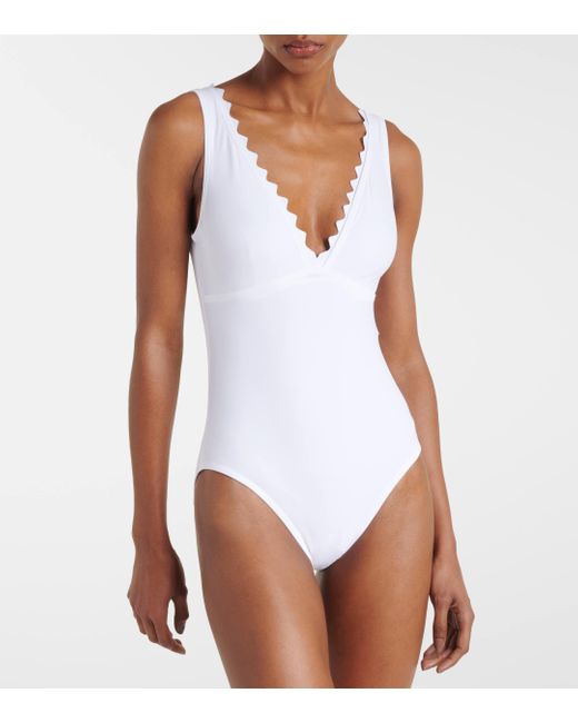 Karla Colletto White Ines Swimsuit