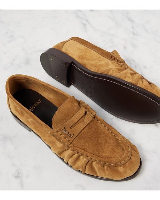 Saint Laurent Brown Loafers