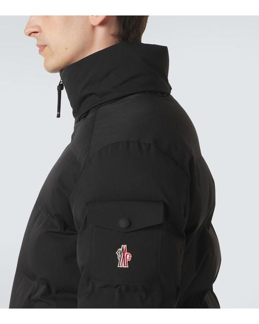 Moncler Black Montgetech Hooded Down Ski Jacket for men