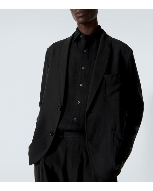 Giorgio Armani Blue Asv Blazer for men