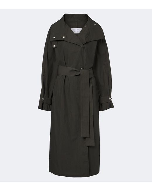 Proenza Schouler Black Label Corey Cotton-Blend Trench Coat