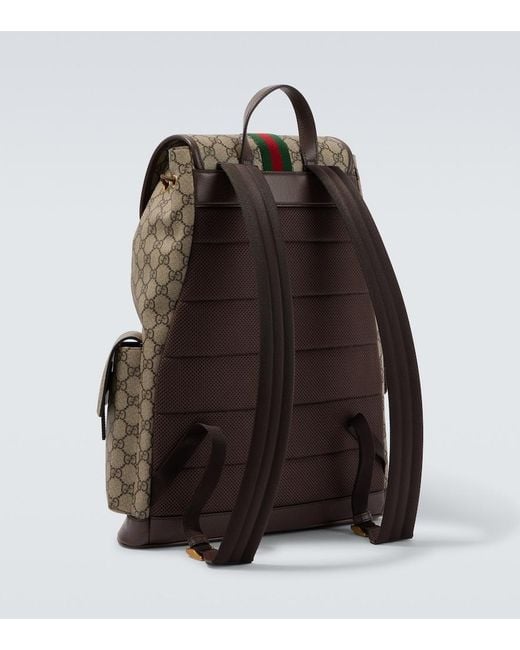 Gucci Rucksack Ophidia Gg Large Aus Canvas in Brown für Herren