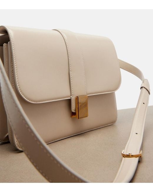 Khaite Natural Blake Leather Crossbody Bag