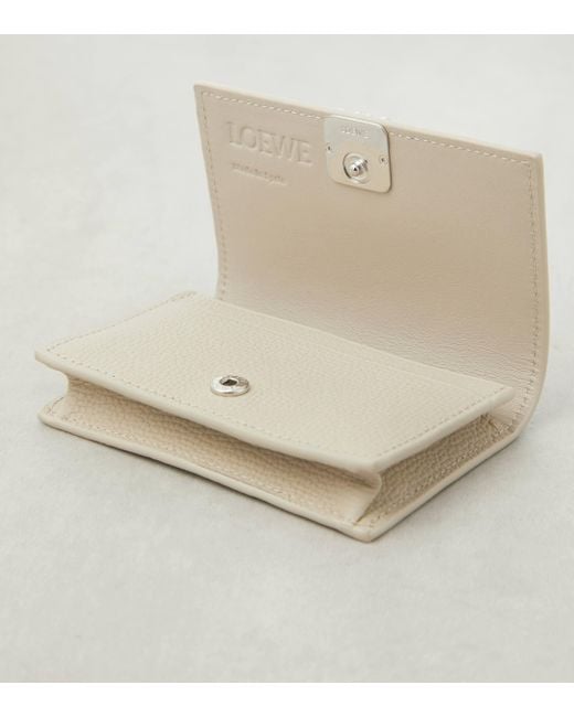 Loewe Natural Anagram Leather Card Holder