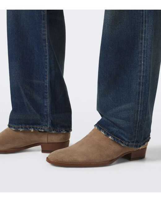 RRL Blue Straight Jeans for men