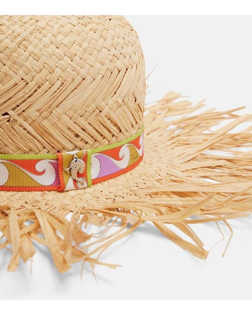 Cappello di Emilio Pucci in White
