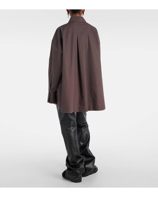 Camicia Oversize Diana di The Attico in Brown