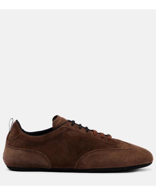 Max Mara Brown Suede Sneakers