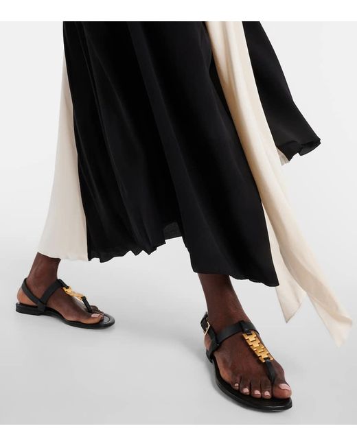 Sandalias de piel Victoria Beckham de color Black