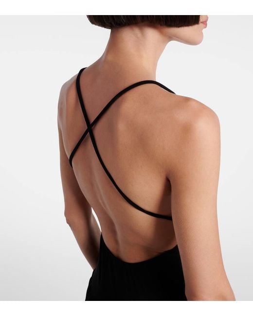 Norma Kamali Black Kenny Jumpsuit