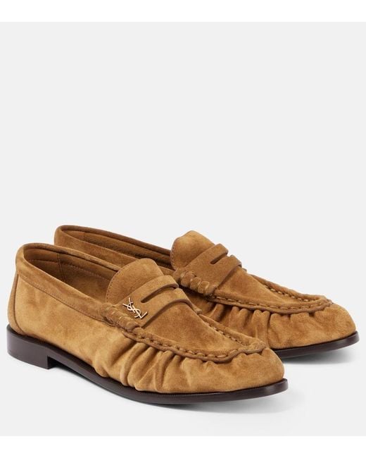 Mocassini di Saint Laurent in Brown