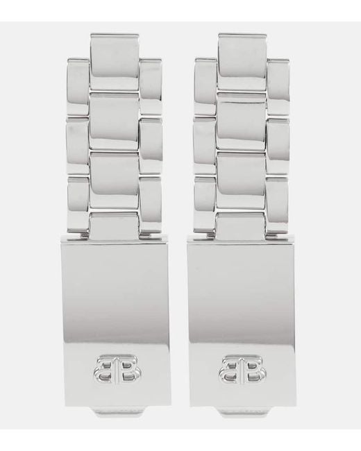 Pendientes Largos 24/7 Monaco Bb Balenciaga de color White